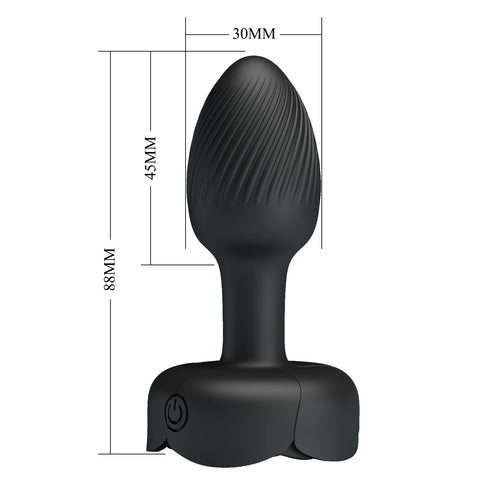 Olman – Vibrating Anal Plug with 5-Color Light